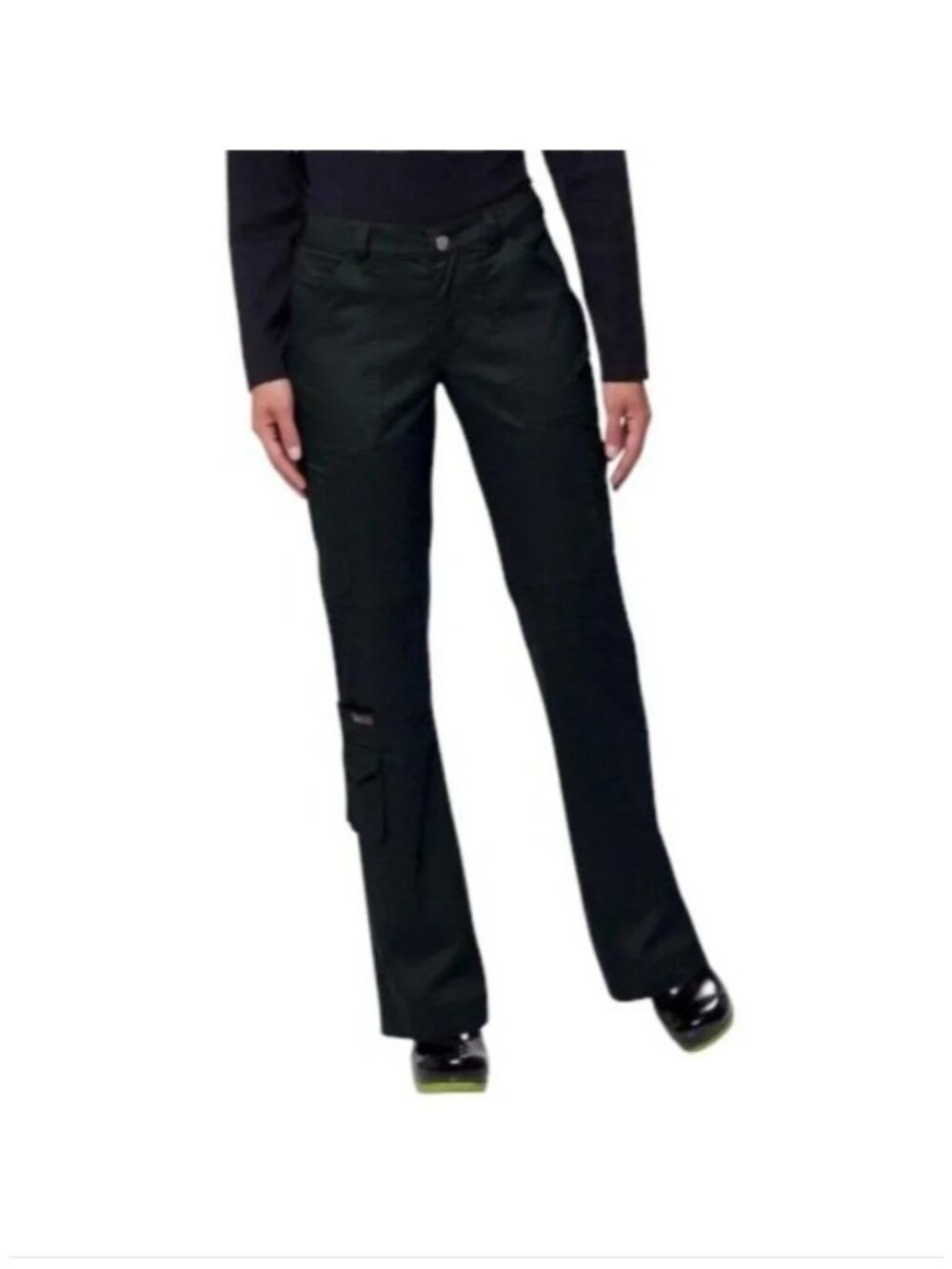 Koi Kathy Peterson Jada Stretck 10pocket Women's Scrub Pant 714 -Black -XS Tall